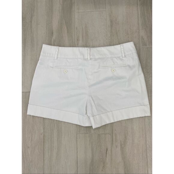 7th Avenue White Trouser Shorts Size 12 - Picture 4 of 6